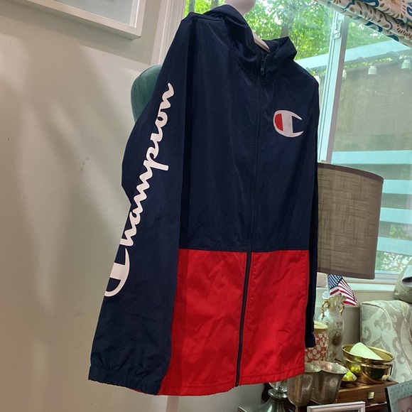 KIDS CHAMPION WINDBREAKER JACKET - Picture 2 of 6